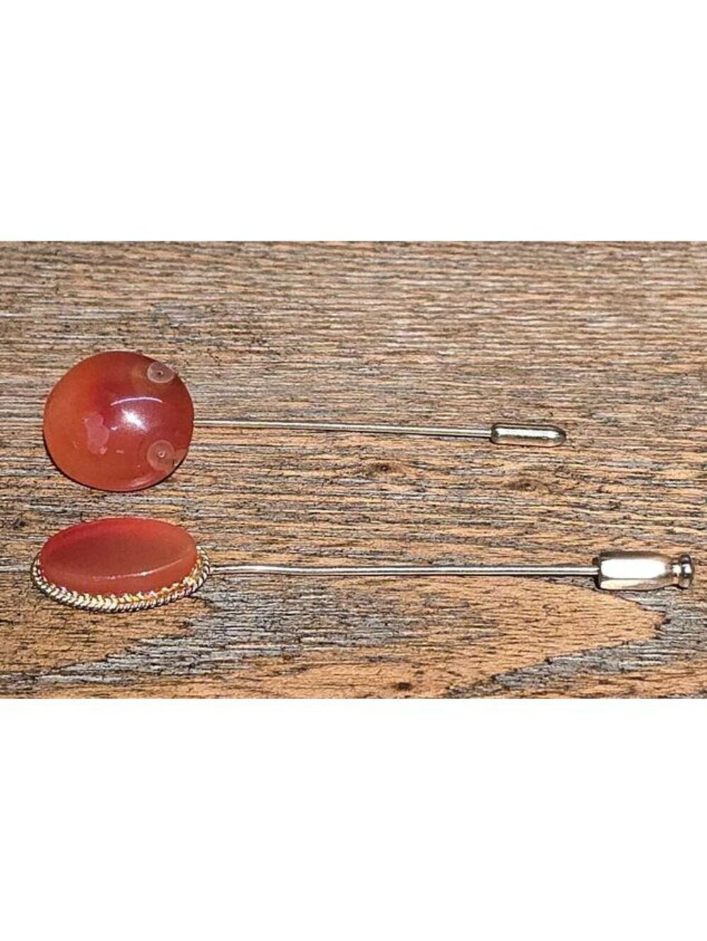 Carnelian Red Agate Stick Pins
